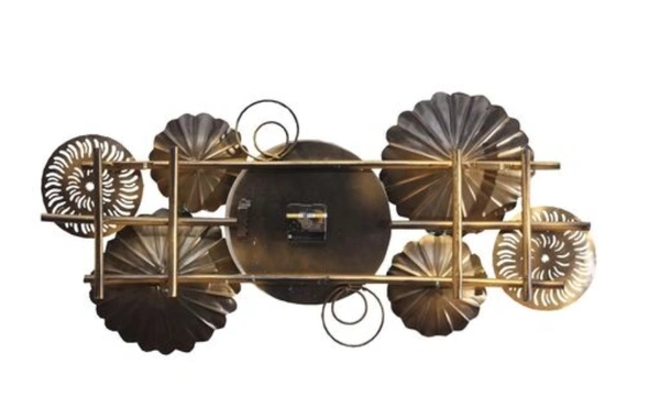  Decorative Metal  Wal Clock -  Free Size,  Metal,  Decorative,  Pack of 1